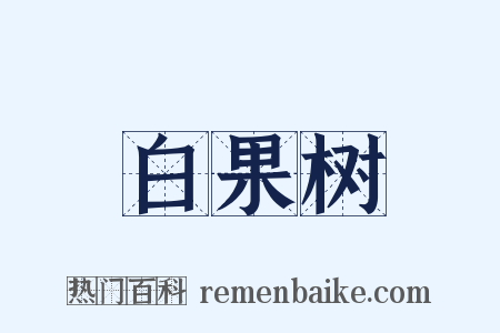 白果树是什么意思的图片